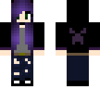 cute purple hoodie girl