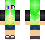 green hair