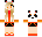 red-orange panda skin