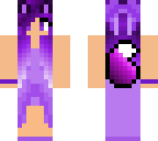 wolf girl purple
