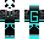 blue panda