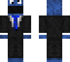 cookie monster in a suit