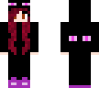 enderman suit girl