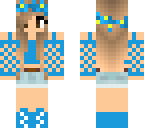 fixed blue flower girl