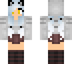 kawauu with blue hair and new clothes