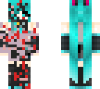 miku coverd in barf