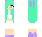 purple cat girl