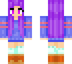 purple tumblr girl