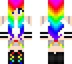 rainbow girl
