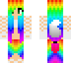 rainbow kippy in dress
