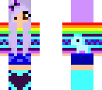 rainbow unicorn magic girl