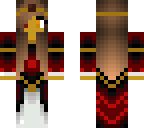 red beryl with red dress