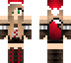 santa wolf girl
