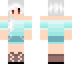 white haired girl