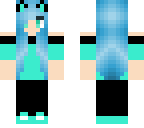 black and green-blue cat ears