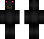 black scary bear