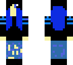 blue girl