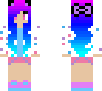 cutie blue and purple girl