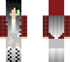 highwaisted plaid girl