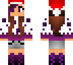 purple christmas cak