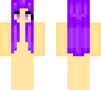 purple hair template