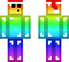 rainbow christmas slime
