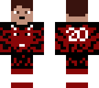 red devil hockey player