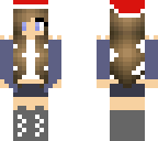 santa girl skin