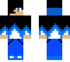 blue fire guy