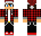 boy with christnas hat