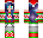 christmas galaxy girl detailed
