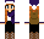 cute winter girl skin