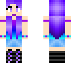 girl with purple hair