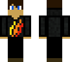guy with fire hoodie