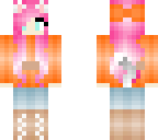 kawaii fall cat girl
