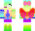 rainbow gamer girl