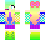 rainbow gamer girl