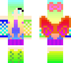 rainbow girl