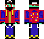 red blue