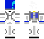 smd white - blue glass