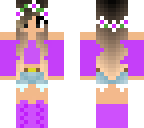 violet cute girl