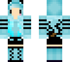 winter pikachu girl