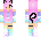 added pink hair