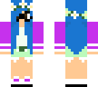 baby caseyk with blue hair