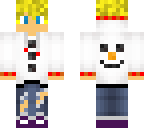 blonde snowman