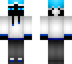 blue christmas enderman