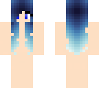 blue haired girl