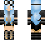 blue steampunk girl