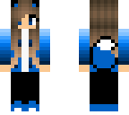 blue wolf girl