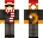 christmas orange cat in a suit edit